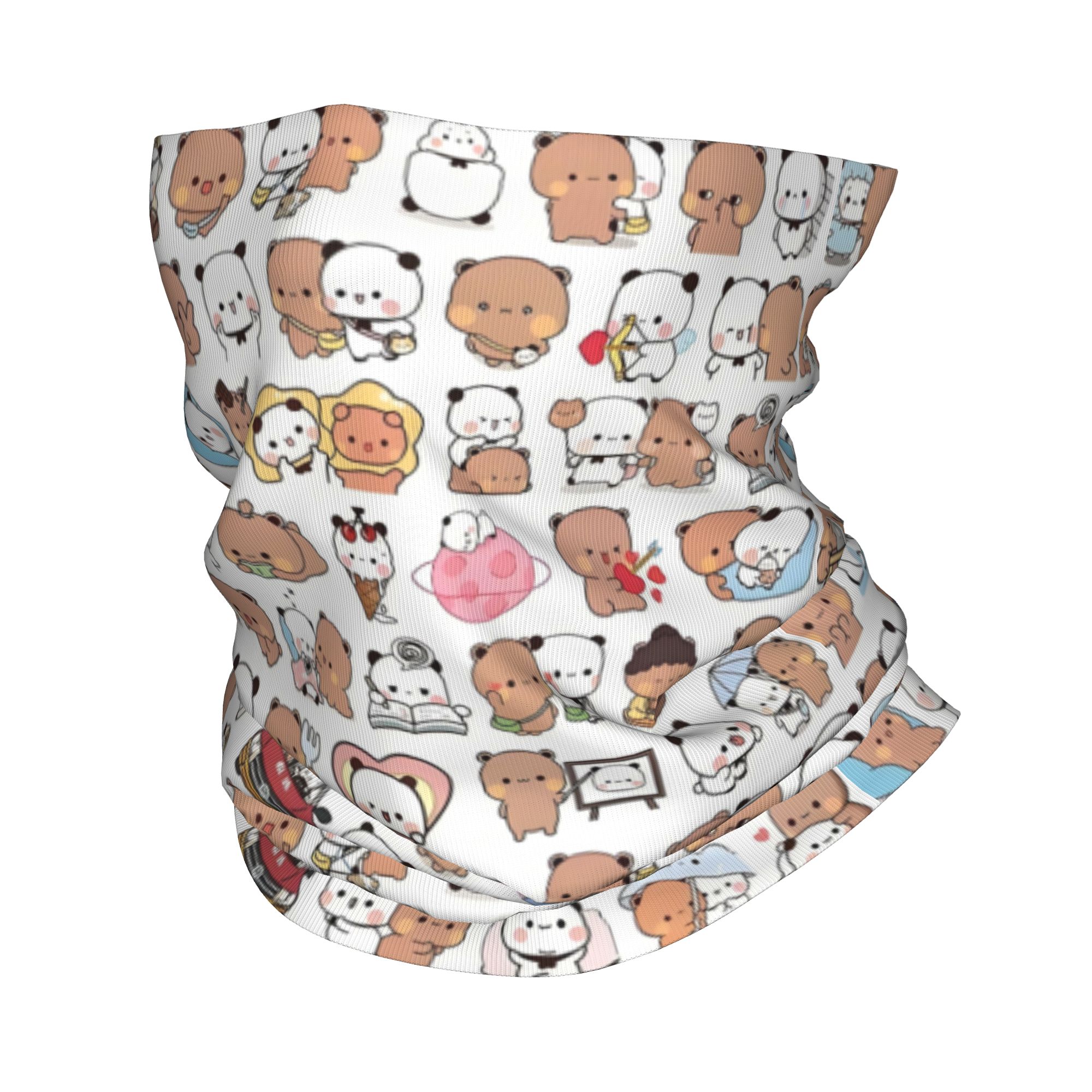 Neck Gaiter Fleece - Custom Beer Cartoon Perzik En Goma