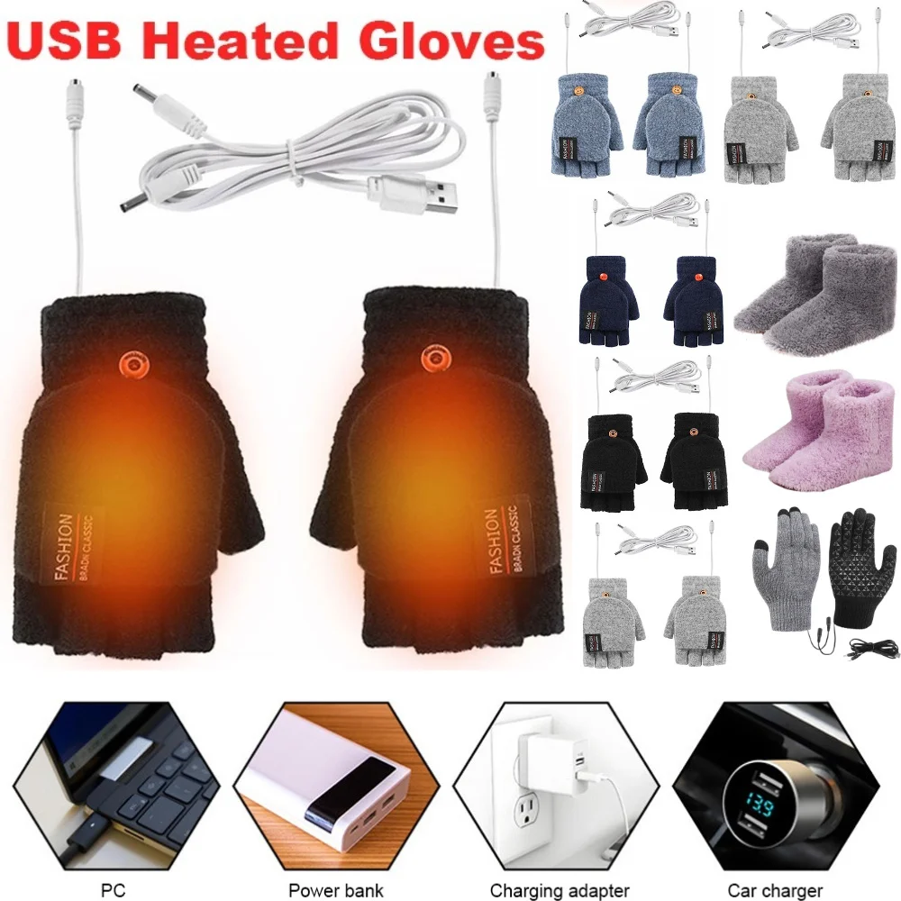 Hand Warmer Electric - USB elektrisch verwarmde handschoenen Winter buiten