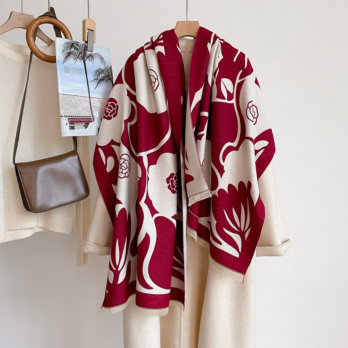 Cashmere Pashmina Wrap - Luxe sjaal hijab pashmina shawl bandana