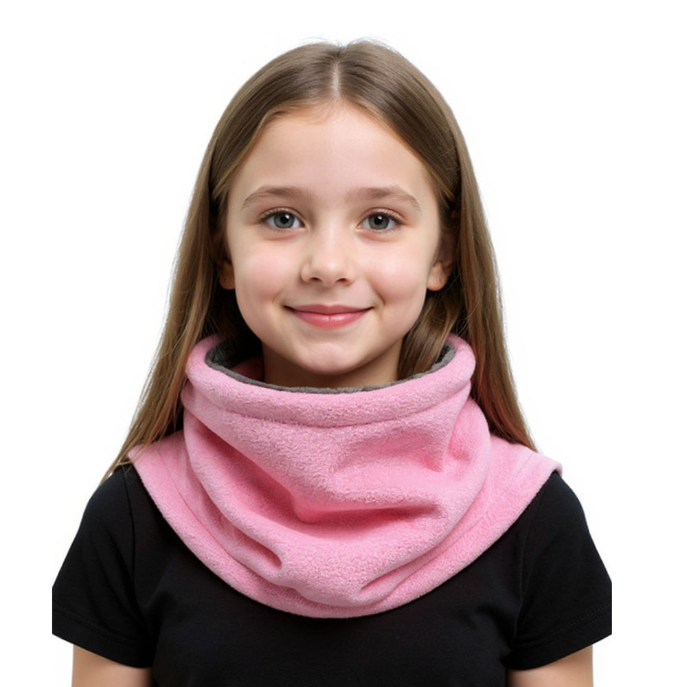Neck Gaiter Fleece - Winter warme pluche fleece meisje sjaal,
