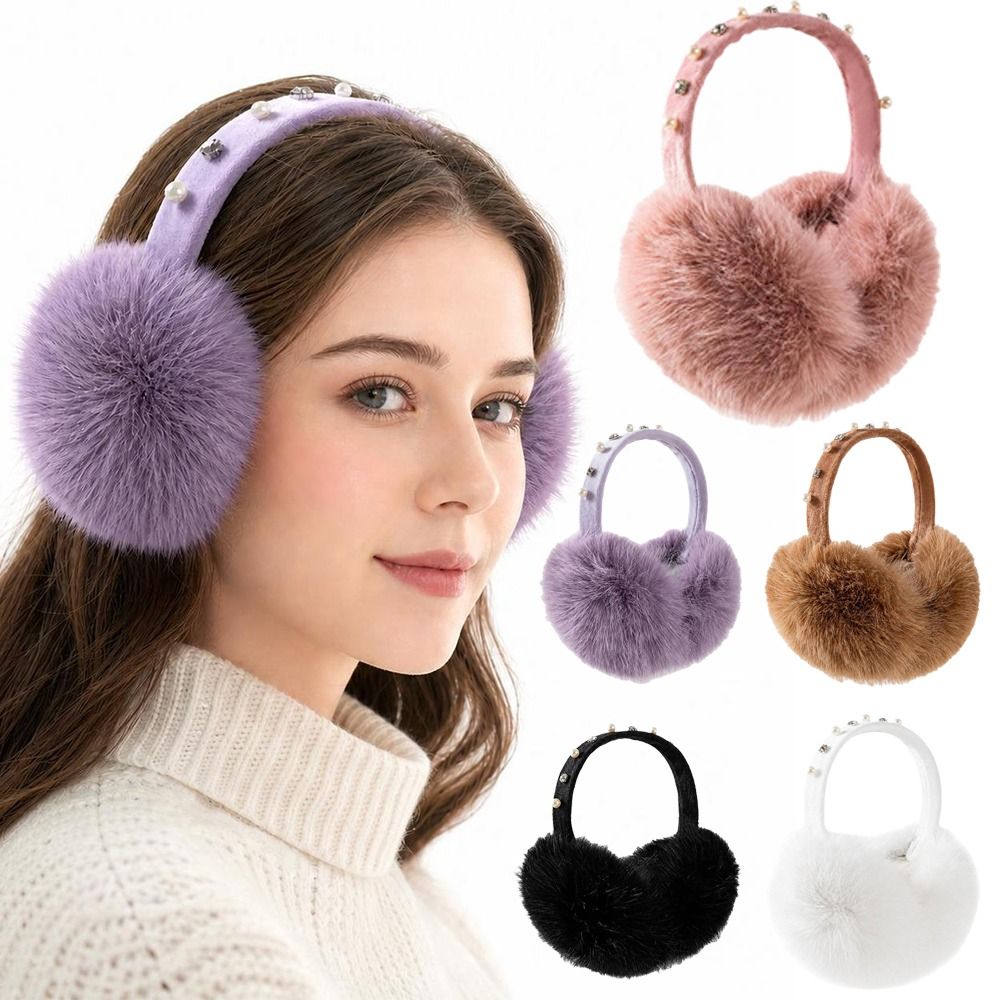 Earmuffs Foldable - Nieuwe nepbont oorwarmers, zachte opvouwbare oorwarmers,