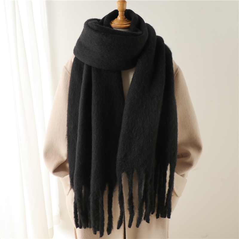 Cashmere Pashmina Wrap - Wintersjaal voor dames Kasjmier Warm Effen