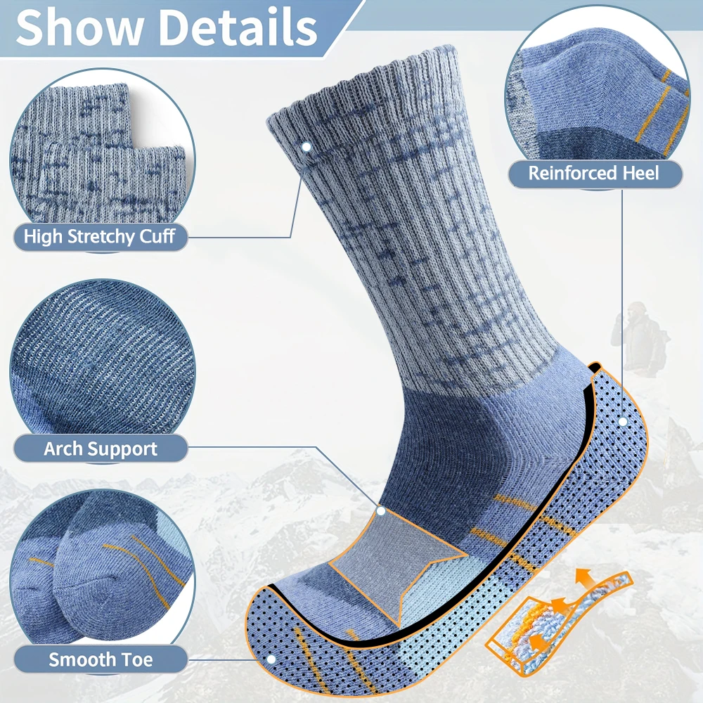 5 paar dames winterwollen sokk - Thermal Sock Wool recensie en prijs