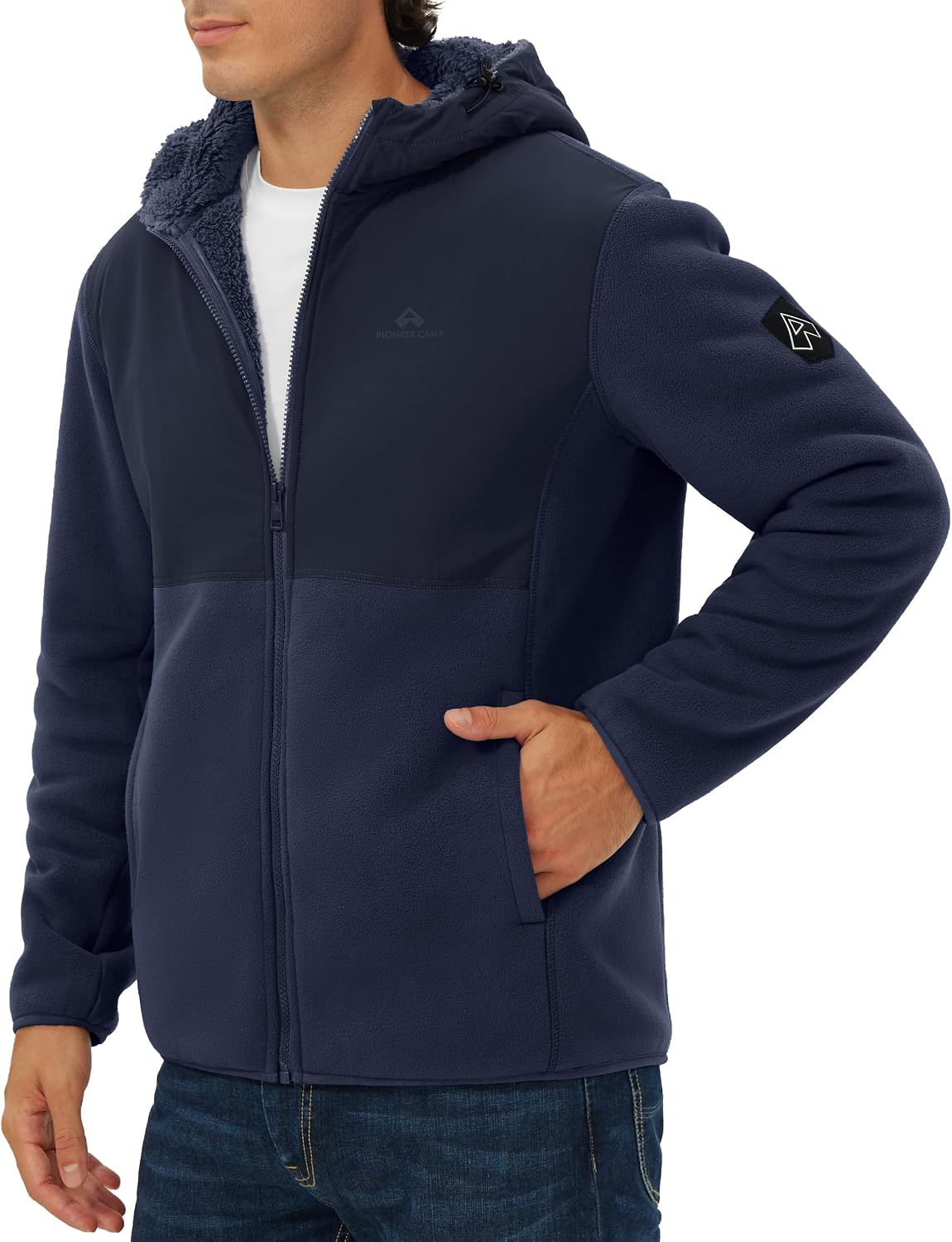 Pioneer Camp Heren Polar Fleec - Sherpa Hoodie Fleece recensie en prijs