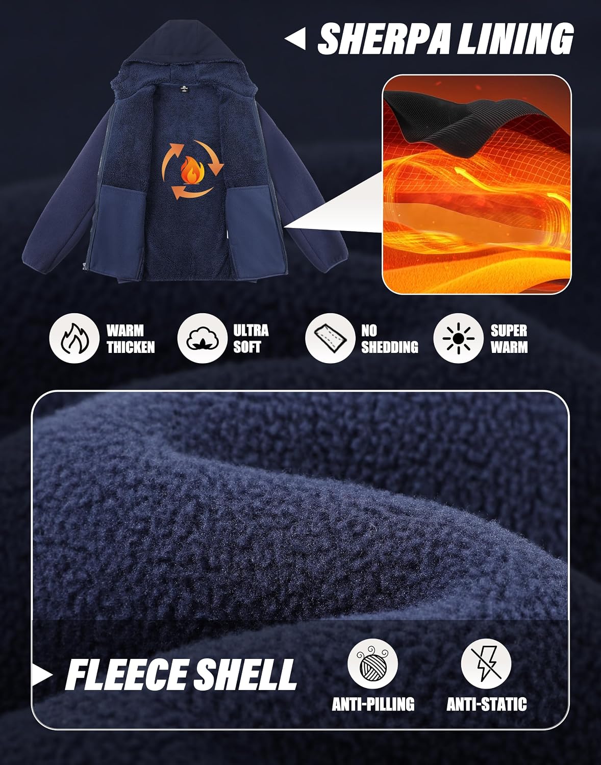 Pioneer Camp Heren Polar Fleec - Sherpa Hoodie Fleece recensie en prijs