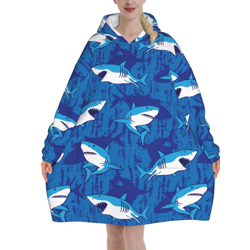 Draagbare deken met capuchon,  - Sherpa Hoodie Fleece recensie en prijs