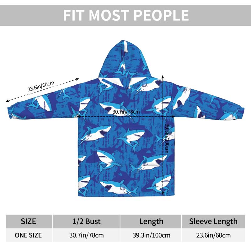 Draagbare deken met capuchon,  - Sherpa Hoodie Fleece recensie en prijs