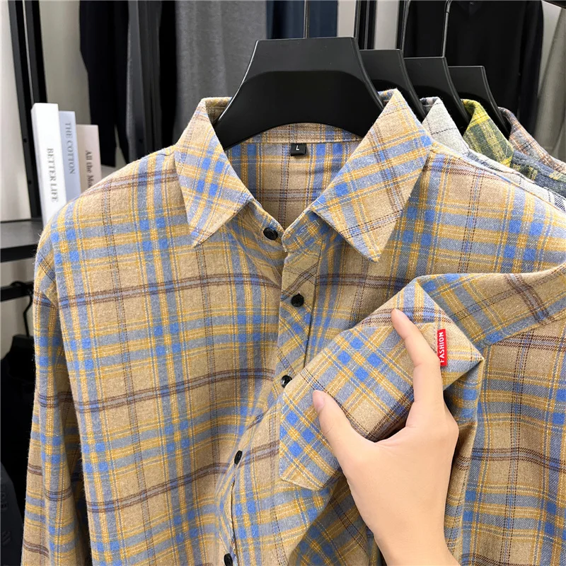 Heren lange retro geruite flan - Flannel Shirt Lined recensie en prijs