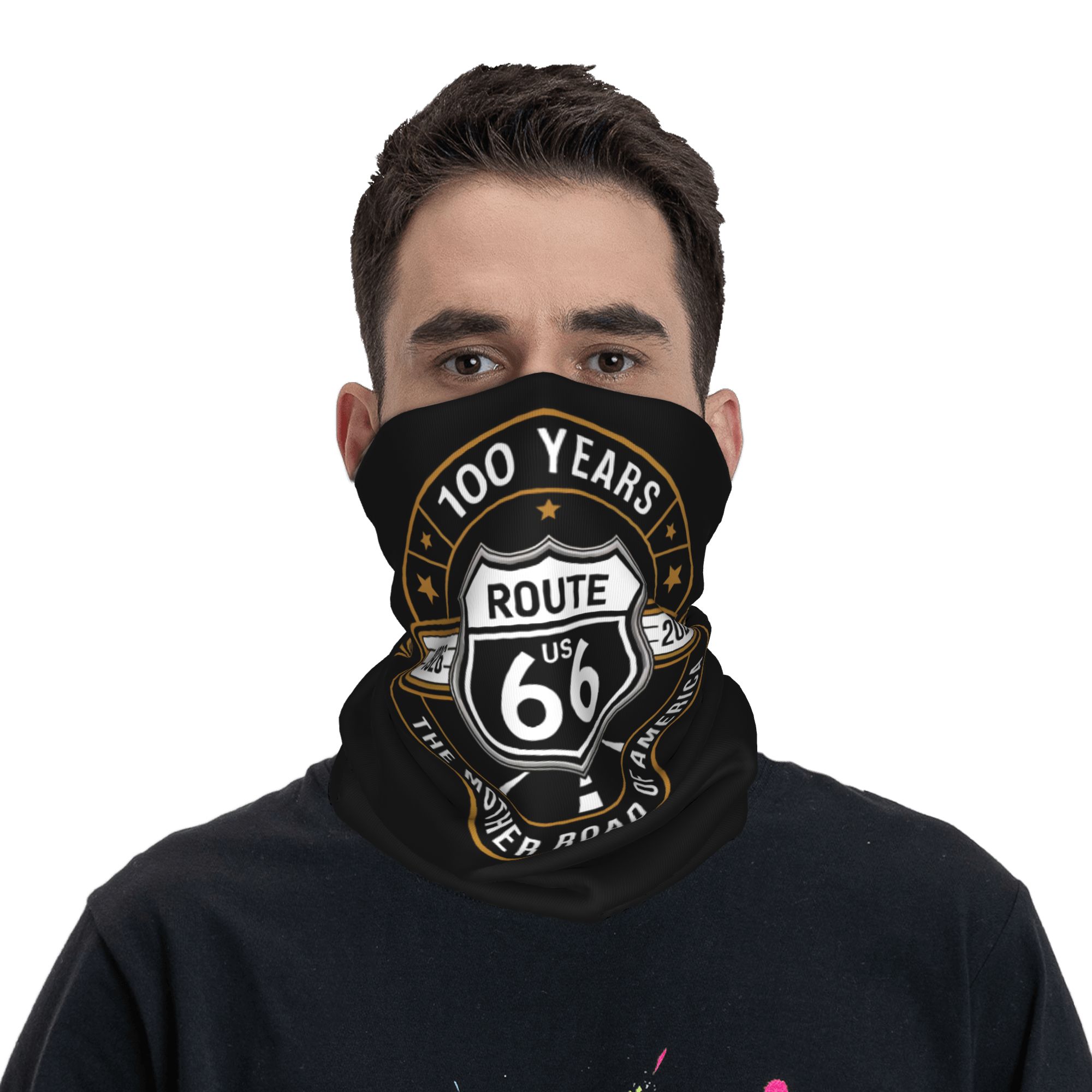 Aangepaste Route 66 Bandana ne - Neck Gaiter Fleece recensie en prijs