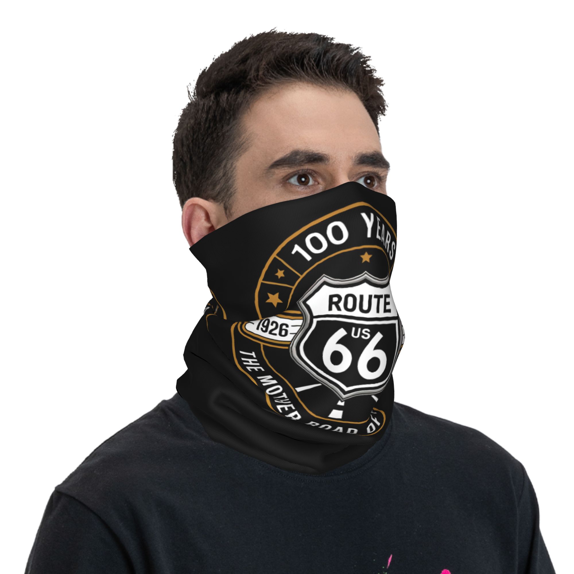 Aangepaste Route 66 Bandana ne - Neck Gaiter Fleece recensie en prijs
