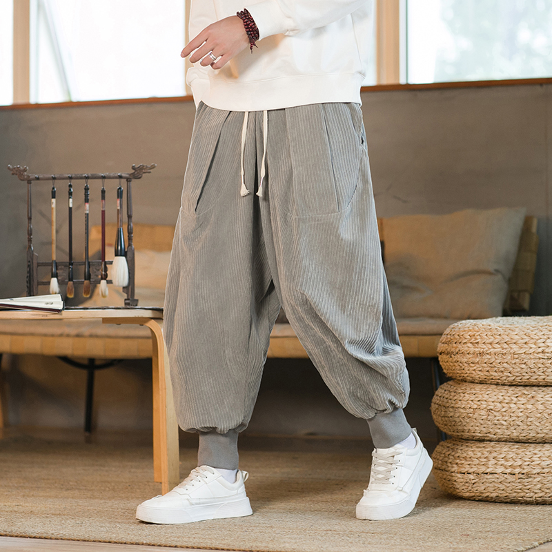 2023 Heren Winter Effen Kleur  - Corduroy Pant Warm recensie en prijs