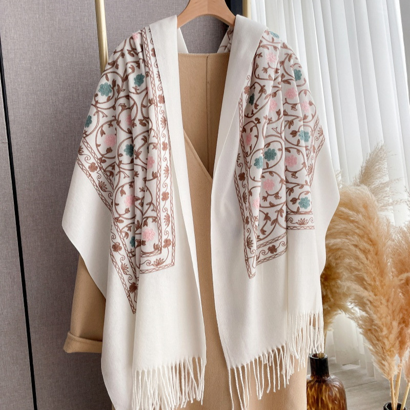 2023 Nieuwe Borduren Kasjmier  - Cashmere Pashmina Wrap recensie en prijs