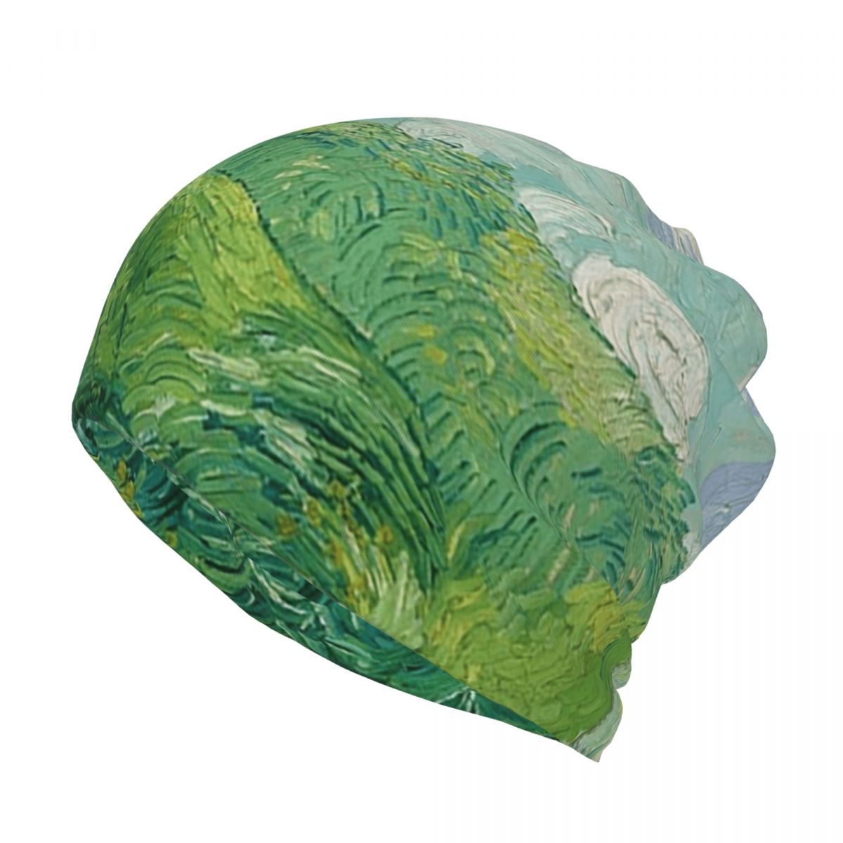Groene tarwevelden, Auvers, Vi - Knit Beanie Hat Warm recensie en prijs