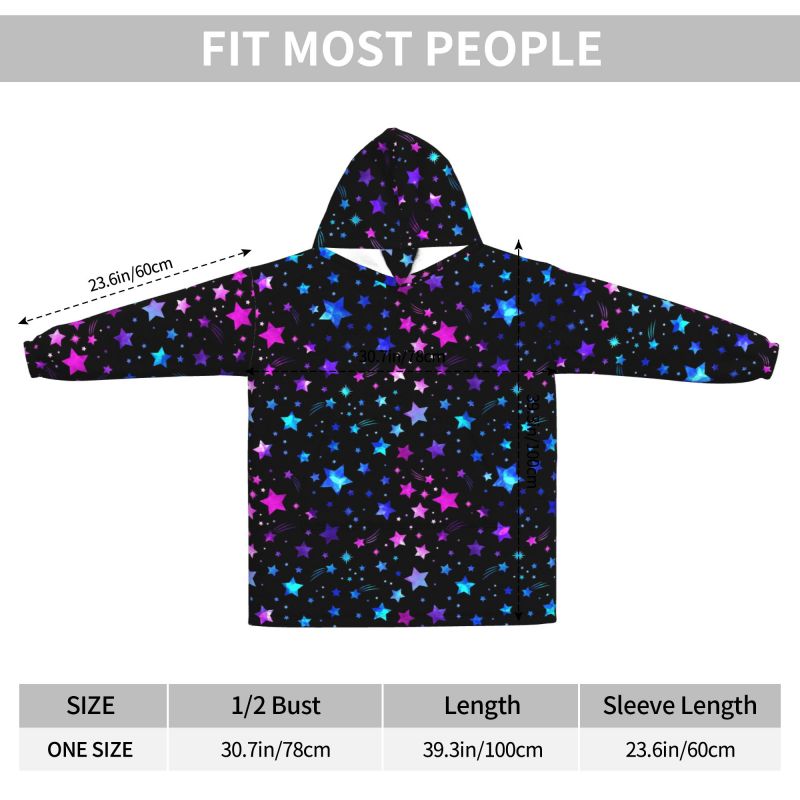 Space Galaxy Constellation Zod - Sherpa Hoodie Fleece recensie en prijs